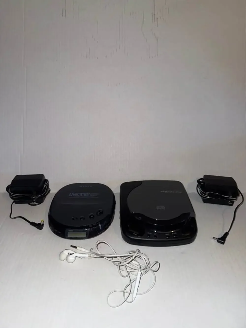 Sony Discman ESP D-242CK and Sanyo BassXpander CDP-41 Portable CD Players